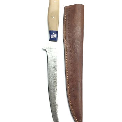 Damascus filleting knife