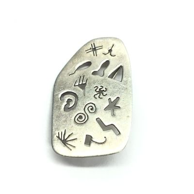 Richard Lindsey sterling brooch