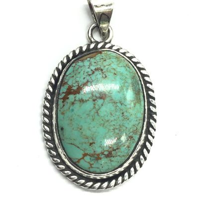 Navajo turquoise pendant