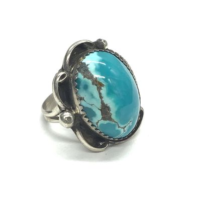 Herbert Tsosie Navajo Turquoise ring