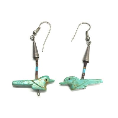 Zuni fetish earrings