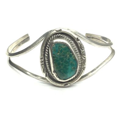 Navajo turquoise cuff bracelet