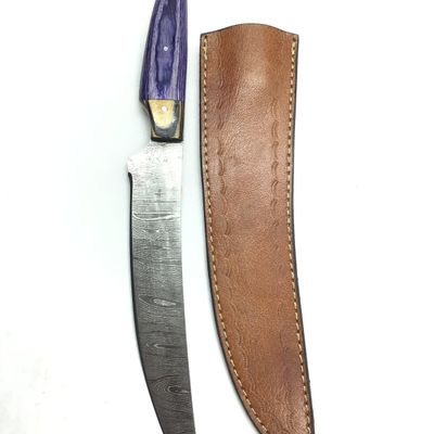 Damascus bladed knife
