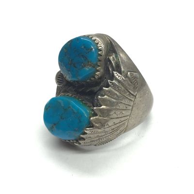 Wilson Padilla Navajo turquoise ring