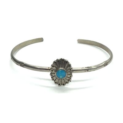 Navajo turquoise cuff bracelet