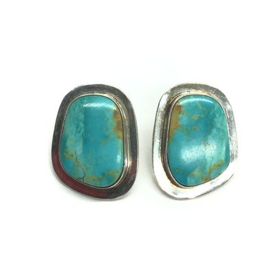 Morningstar Navajo turquoise earrings