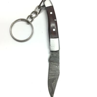 Damascus bladed pocket knife