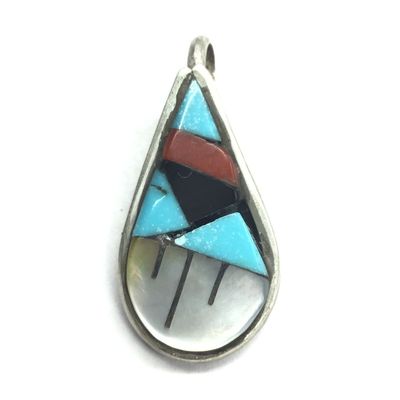 Zuni inlay pendant