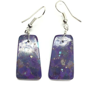 Jameson Pete Navajo purple Mojave earrings
