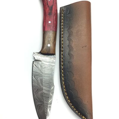 Damascus bladed knife