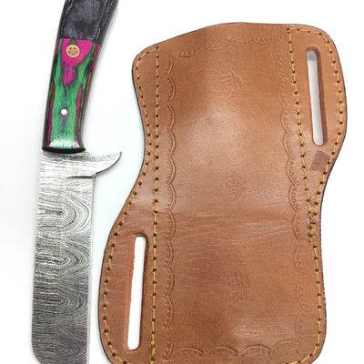 Damascus bladed knife