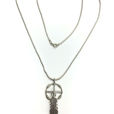 Sharon McCarthy Navajo Kingman turquoise pendant