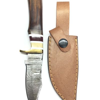 Damascus bladed knife