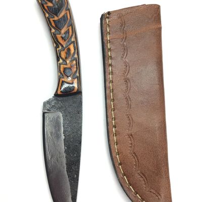 Steel bladed knife