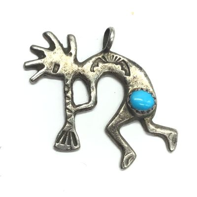 Native American turquoise pendant