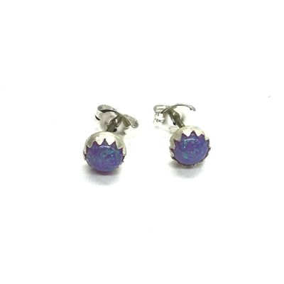 Linda Yazzie Navajo opal earrings