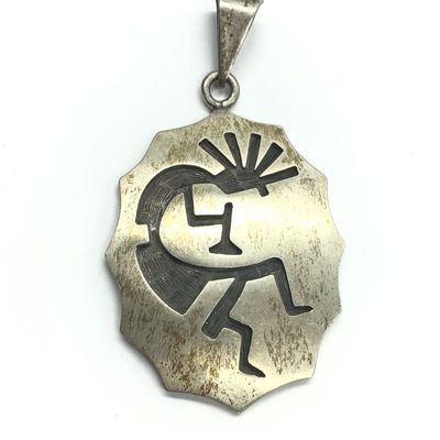 Native American overlay pendant