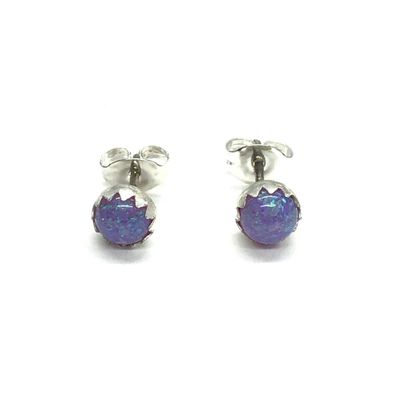 Linda Yazzie Navajo opal earrings