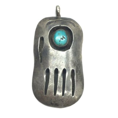 Navajo turquoise pendant