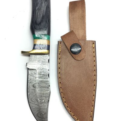 Damascus bladed knife