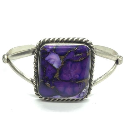 Augustine Largo purple copper Mohave cuff.