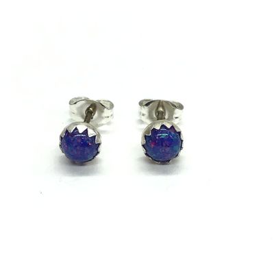 Linda Yazzie Navajo opal earrings