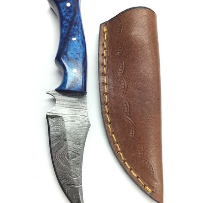 Damascus bladed knife