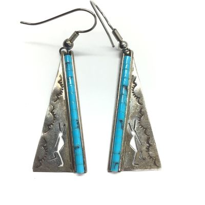 Southwest style turquoise earrings
