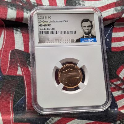 Sale Photo Thumbnail #229: 2025-D Lincoln Shield Cent - NGC MS68 RD