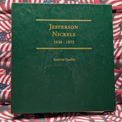 Sale Photo Thumbnail #111: Partial 1938-1975 P, D, & S Mint Jefferson Nickel Collection in Album - Includes KEY DATES! & (11) 35% Silver Wartime - 98 Coins Total