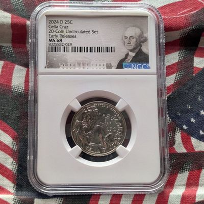 Sale Photo Thumbnail #16: 2024-D Celia Cruz Quarter - NGC MS68 - Early Release