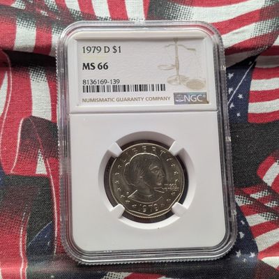Sale Photo Thumbnail #343: 1979-D Susan B. Anthony Dollar - NGC MS66
