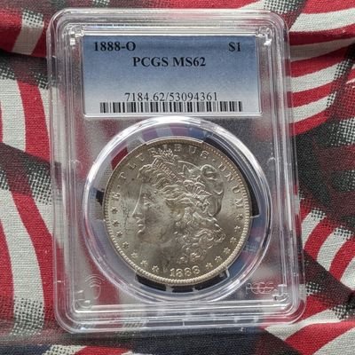 Sale Photo Thumbnail #359: 1888-O Morgan 90% Silver Dollar - PCGS MS62