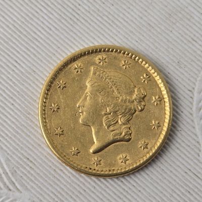 Sale Photo Thumbnail #269: 1851 Type 1 Liberty Head 90% GOLD Dollar - AU