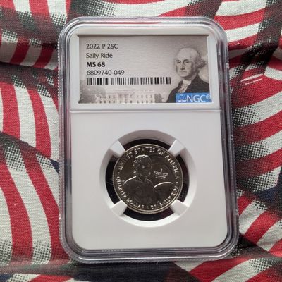 Sale Photo Thumbnail #191: 2022-P Sally Ride Quarter - NGC MS68