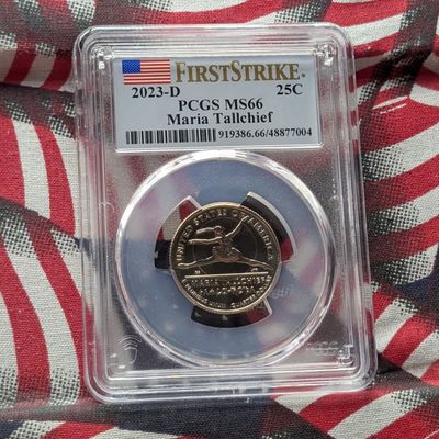 Sale Photo Thumbnail #412: 2023-D Maria Tallchief Quarter- PCGS MS66 - First Strike