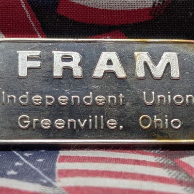 Sale Photo Thumbnail #281: 1 oz. .999 FINE SILVER Fram Independent Union Designed Art Bar