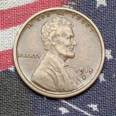 Sale Photo Thumbnail #62: 1915-S Lincoln Wheat Cent - XF