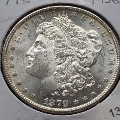 Sale Photo Thumbnail #176: 1879-S Morgan 90% Silver Dollar - MS+, High Value