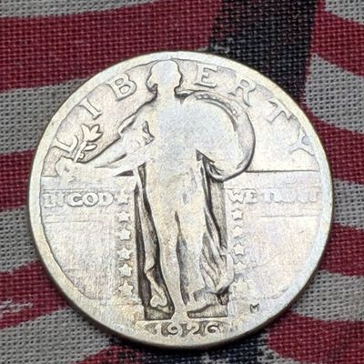 Sale Photo Thumbnail #175: 1926 Standing Liberty 90% Silver Quarter