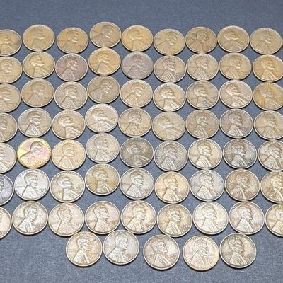 Sale Photo Thumbnail #329: 1 Pound of Various 1930's Lincoln Wheat Cents