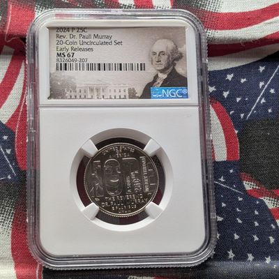 Sale Photo Thumbnail #15: 2024-P Rev. Dr. Pauli Murray Quarter - NGC MS67 - Early Release