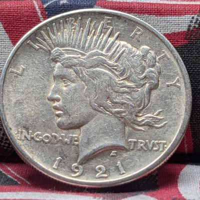 Sale Photo Thumbnail #81: 1921 Peace 90% Silver Dollar - High Relief - KEY DATE!