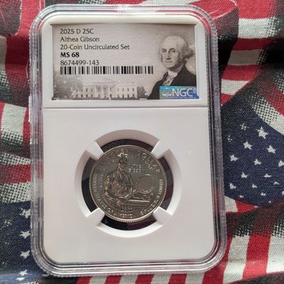 Sale Photo Thumbnail #18: 2025-D Althea Gibson Quarter - NGC MS68