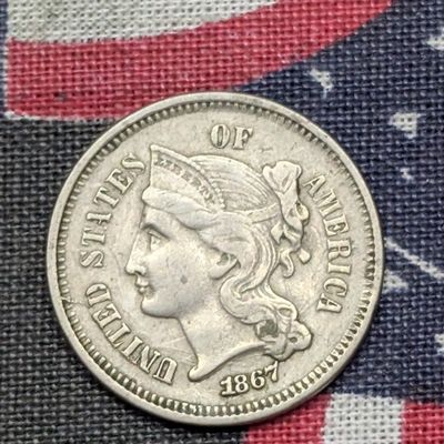 Sale Photo Thumbnail #145: 1867 Three Cent Nickel
