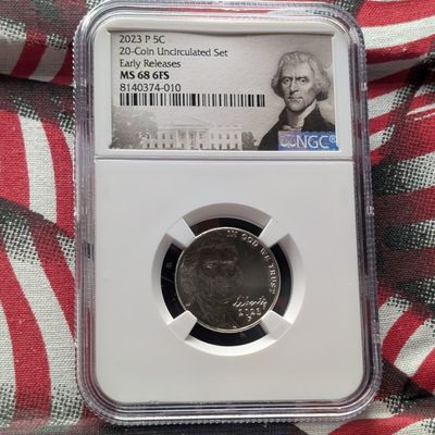 Sale Photo Thumbnail #340: 2023-P Jefferson Nickel - NGC MS68 6FS *Early Release*