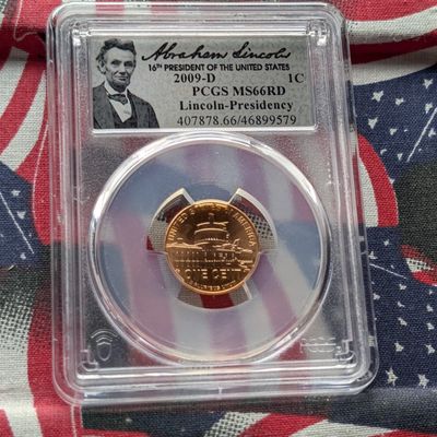 Sale Photo Thumbnail #235: 2009-D Lincoln Presidency Cent - PCGS MS66 RD