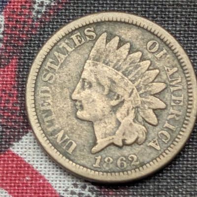 Sale Photo Thumbnail #253: 1862 Indian Head Cent