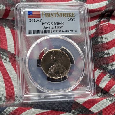 Sale Photo Thumbnail #441: 2023-P Jovita Idar Quarter - PCGS MS66 - First Strike