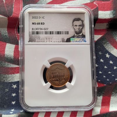 Sale Photo Thumbnail #39: 2022-D Lincoln Shield Cent - NGC MS68 RD